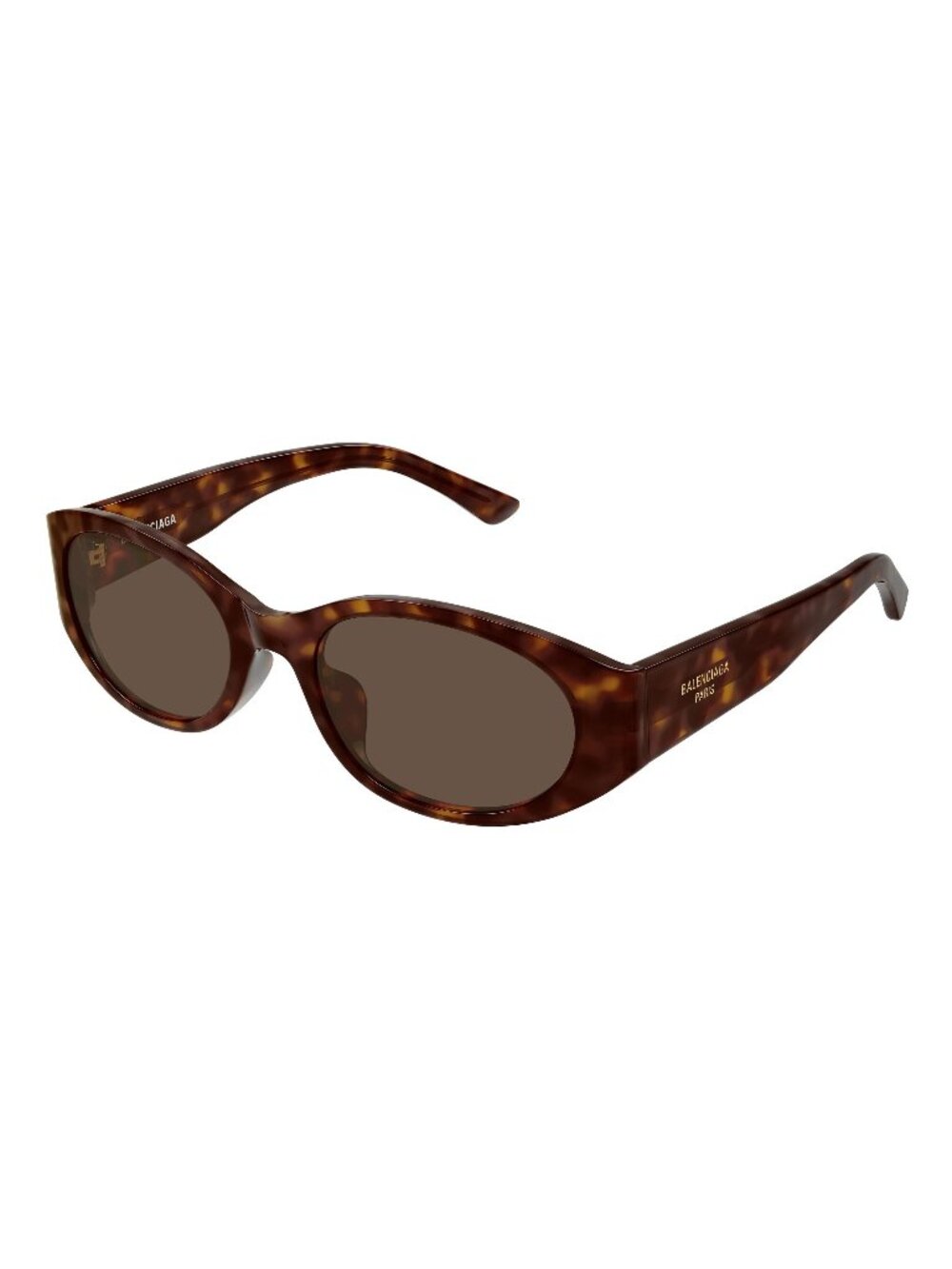 New Balenciaga Women's Sunglasses Havana Brown Lens Acetate Frame BB0369SK 005